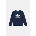 Dječja dukserica adidas Originals boja: tamno plava, s tiskom, JD1656