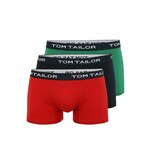 TOM TAILOR Bokserice morsko plava / travnato zelena / karmin crvena