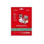 Canon Photo Paper Greeting Card Pack GCP-101 10x15cm 10 listova + 5x kartice + 5x kuverte foto papir za ispis fotografije na čestitke Glossy 170gsm 10 sheets GCP101 (BS0775B077AA)