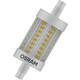 OSRAM 4058075432598 LED Energetska učinkovitost 2021 E (A - G) R7s oblik bata 6.5 W = 60 W toplo bijela (Ø x D) 29 mm x 78 mm 1 St.