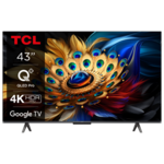 TCL 43C655 televizor, 24" (61 cm)/43" (110 cm), QLED, Ultra HD, Google TV