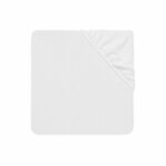 Jollein Terry plahta s gumicom vodoodbojna 60x120 cm, White