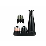 Adler AD4449b Electric salt and pepper mill - set of 3 grinders - USB