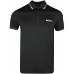 Muški teniski polo BOSS Paul Pro Slim Fit Polo Shirt - black