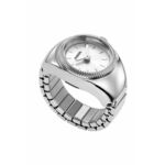 Sat Fossil Ring Watch ES5245 Srebrna